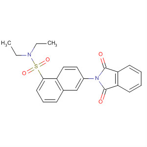 Molecular Structure of 140653-05-0 (1-Naphthalenesulfonamide,
6-(1,3-dihydro-1,3-dioxo-2H-isoindol-2-yl)-N,N-diethyl-)