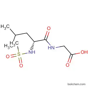 Molecular Structure of 140653-10-7 (Glycine, N-[N-(methylsulfonyl)-D-leucyl]-)