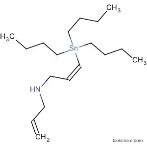 Molecular Structure of 140653-78-7 (2-Propen-1-amine, N-2-propenyl-3-(tributylstannyl)-, (Z)-)