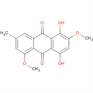 Molecular Structure of 140671-21-2 (9,10-Anthracenedione, 1,4-dihydroxy-2,5-dimethoxy-7-methyl-)