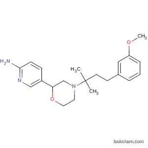 2-Pyridinamine,
5-[4-[3-(3-methoxyphenyl)-1,1-dimethylpropyl]-2-morpholinyl]-