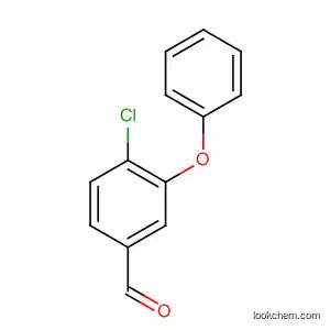 Molecular Structure of 140897-47-8 (Benzaldehyde, 4-chloro-3-phenoxy-)