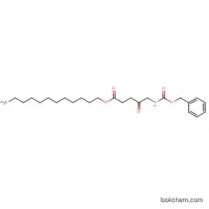 Molecular Structure of 140899-04-3 (Pentanoic acid, 4-oxo-5-[[(phenylmethoxy)carbonyl]amino]-, dodecyl
ester)