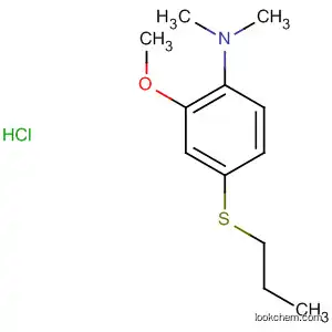 Benzenamine, 2-methoxy-N,N-dimethyl-4-(propylthio)-, hydrochloride
