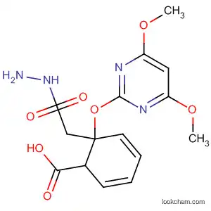 Molecular Structure of 141112-87-0 (Benzoic acid, 2-[(4,6-dimethoxy-2-pyrimidinyl)oxy]-, 2-acetylhydrazide)