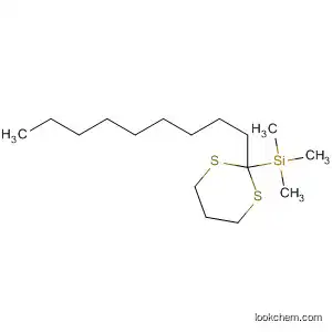 Molecular Structure of 141186-07-4 (Silane, trimethyl(2-nonyl-1,3-dithian-2-yl)-)