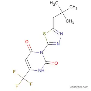 2,4(1H,3H)-Pyrimidinedione,
3-[5-(2,2-dimethylpropyl)-1,3,4-thiadiazol-2-yl]-6-(trifluoromethyl)-