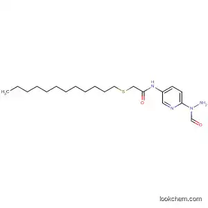 Molecular Structure of 141188-34-3 (Acetamide, 2-(dodecylthio)-N-[6-(2-formylhydrazino)-3-pyridinyl]-)
