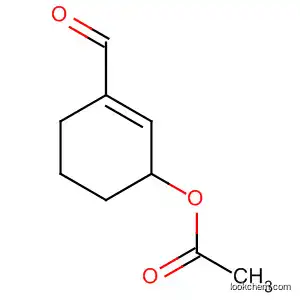 Molecular Structure of 141193-21-7 (1-Cyclohexene-1-carboxaldehyde, 3-(acetyloxy)-)