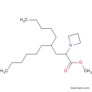 Molecular Structure of 141446-76-6 (2-Azetidinenonanoic acid, 4-hexyl-, methyl ester, cis-)