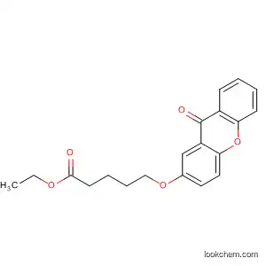 Molecular Structure of 141701-89-5 (Pentanoic acid, 5-[(9-oxo-9H-xanthen-2-yl)oxy]-, ethyl ester)