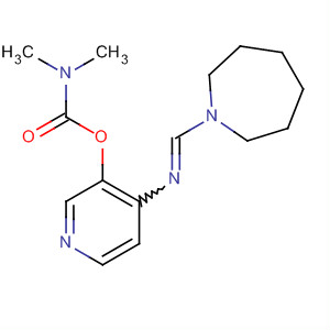 Carbamic acid, dimethyl-,  4-[[(hexahydro-1H-azepin-1-yl)methylene]amino]-3-pyridinyl ester