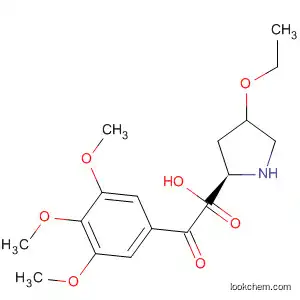 Molecular Structure of 142961-94-2 (D-Proline, 4-hydroxy-1-(3,4,5-trimethoxybenzoyl)-, ethyl ester, trans-)