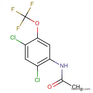 Molecular Structure of 143360-20-7 (Acetamide, N-[2,4-dichloro-5-(trifluoromethoxy)phenyl]-)