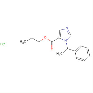 1H-Imidazole-5-carboxylic acid, 1-(1-phenylethyl)-, propyl ester,monohydrochloride cas  147-63-7