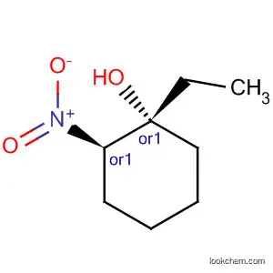 Molecular Structure of 148319-01-1 (Cyclohexanol, 1-ethyl-2-nitro-, trans-)