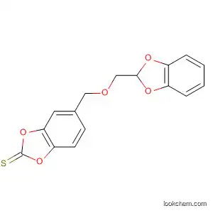 Molecular Structure of 150092-56-1 (1,3-Benzodioxole-2-thione, 5-(1,3-benzodioxol-2-ylmethoxymethyl)-)
