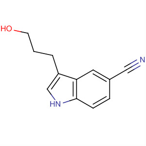 1H-Indole-5-carbonitrile, 3-(3-hydroxypropyl)-