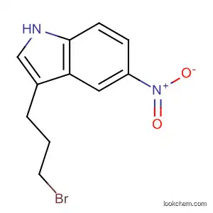 Molecular Structure of 151140-86-2 (1H-Indole, 3-(3-bromopropyl)-5-nitro-)