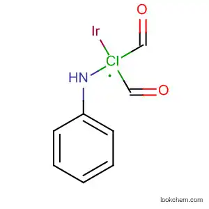 Molecular Structure of 15133-98-9 (Iridium, (benzenamine)dicarbonylchloro-)