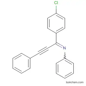 Molecular Structure of 151410-61-6 (Benzenamine, N-[1-(4-chlorophenyl)-3-phenyl-2-propynylidene]-)
