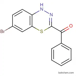Molecular Structure of 154776-66-6 (Methanone, (6-bromo-1H-4,1,2-benzothiadiazin-3-yl)phenyl-)