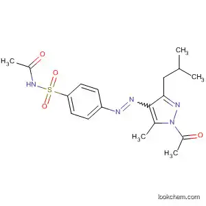 Acetamide,
N-[[4-[[1-acetyl-5-methyl-3-(2-methylpropyl)-1H-pyrazol-4-yl]azo]phenyl]
sulfonyl]-