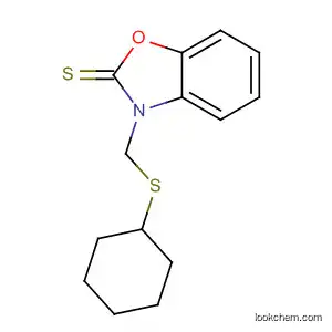 Molecular Structure of 155882-98-7 (2(3H)-Benzoxazolethione, 3-[(cyclohexylthio)methyl]-)
