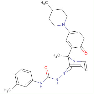 Molecular Structure of 155899-09-5 (Urea,
N-[2,3-dihydro-1-methyl-5-(4-methyl-1-piperidinyl)-2-oxo-1H-1,4-benzo
diazepin-3-yl]-N'-(3-methylphenyl)-, (R)-)
