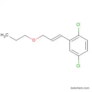 Molecular Structure of 158578-69-9 (Benzene, 1,4-dichloro-2-(3-propoxy-1-propenyl)-, (E)-)