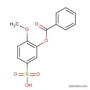 Molecular Structure of 159783-19-4 (Benzenesulfonic acid, 3-(benzoyloxy)-4-methoxy-)