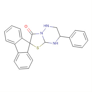 Molecular Structure of 159975-38-9 (Spiro[9H-fluorene-9,6'(7'H)-[5H]thiazolo[3,2-b][1,2,4]triazin]-7'-one,
3'-phenyl-)