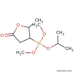 Molecular Structure of 161455-61-4 (2(3H)-Furanone, 4-[dimethoxy(1-methylethoxy)silyl]dihydro-5-methyl-)