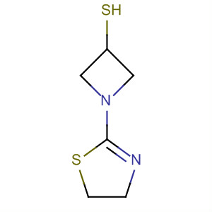 Molecular Structure of 161715-38-4 (3-Azetidinethiol, 1-(4,5-dihydro-2-thiazolyl)-)