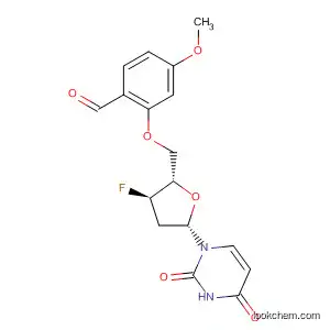 Uridine, 2',3'-dideoxy-3'-fluoro-, 5'-(4-methoxybenzoate)
