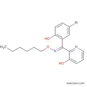 Methanone, (5-bromo-2-hydroxyphenyl)(3-hydroxy-2-pyridinyl)-,
O-hexyloxime, (E)-