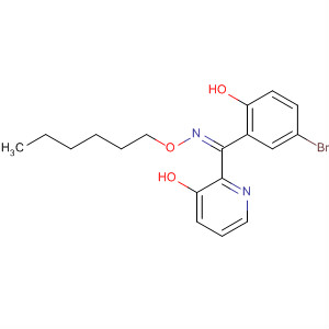 Methanone, (5-bromo-2-hydroxyphenyl)(3-hydroxy-2-pyridinyl)-,  O-hexyloxime, (Z)-