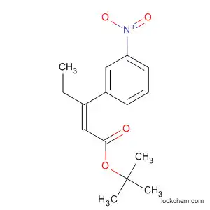 Molecular Structure of 166186-93-2 (2-Pentenoic acid, 3-(3-nitrophenyl)-, 1,1-dimethylethyl ester, (Z)-)