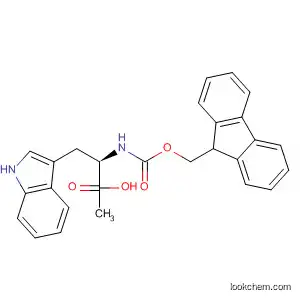 Molecular Structure of 168471-22-5 (D-Tryptophan, N-[(9H-fluoren-9-ylmethoxy)carbonyl]-1-methyl-)