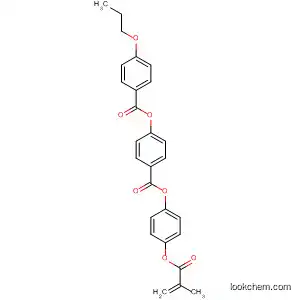 Benzoic acid, 4-propoxy-,
4-[[4-[(2-methyl-1-oxo-2-propenyl)oxy]phenoxy]carbonyl]phenyl ester