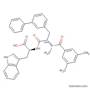 L-Tryptophan,
N-[3-[1,1'-biphenyl]-3-yl-N-(3,5-dimethylbenzoyl)-N-methyl-DL-alanyl]-