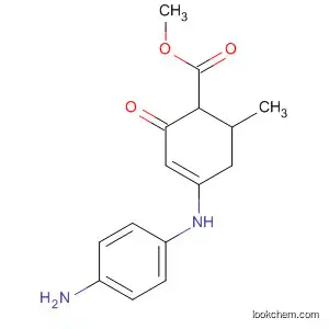 Molecular Structure of 170122-67-5 (3-Cyclohexene-1-carboxylic acid,
4-[(4-aminophenyl)amino]-6-methyl-2-oxo-, methyl ester, trans-)