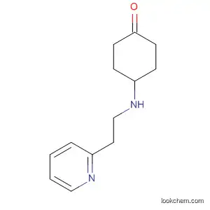 Molecular Structure of 170151-04-9 (Cyclohexanone, 4-[[2-(2-pyridinyl)ethyl]amino]-)