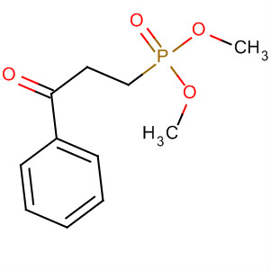 Molecular Structure of 172786-93-5 (Phosphonic acid, (3-oxo-3-phenylpropyl)-, dimethyl ester)