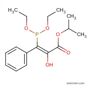 2-Propenoic acid, 3-(diethoxyphosphinyl)-2-hydroxy-3-phenyl-,
1-methylethyl ester, (E)-