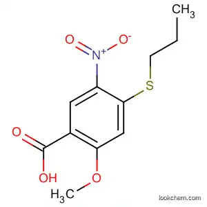 Benzoic acid, 2-methoxy-5-nitro-4-(propylthio)-