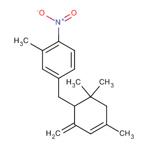 Benzene,
2-methyl-1-nitro-4-[(4,6,6-trimethyl-2-methylene-3-cyclohexen-1-yl)meth
yl]-(175882-86-7)