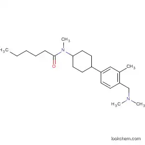 Hexanamide,
N-[4-[4-[(dimethylamino)methyl]-3-methylphenyl]cyclohexyl]-N-methyl-,
cis-