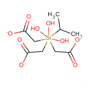 Molecular Structure of 17865-05-3 (Silanetriol, (1-methylethyl)-, triacetate)
