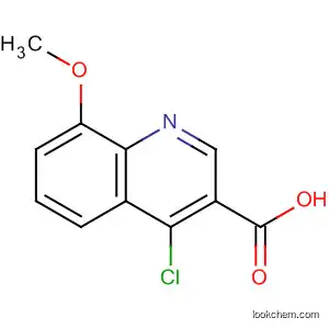 Molecular Structure of 179024-73-8 (4-Chloro-8-Methoxyquinoline-3-caroboxylic acid)